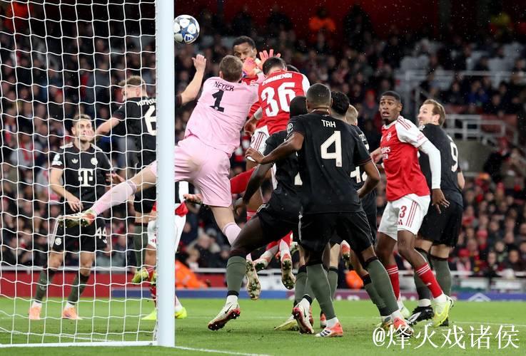 欧冠集锦：阿森纳3-1击败拜仁 姆巴佩表现抢眼